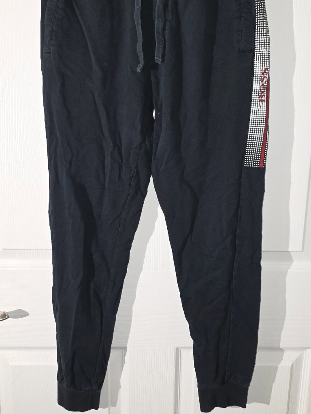 BOSS Hugo Boss Black Logo Stripe Jogger Sweatpants Men’s XS